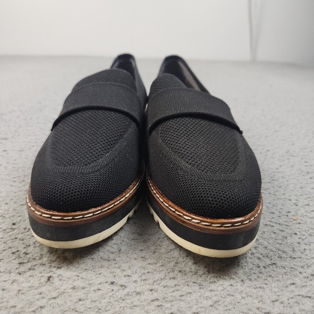 Me Too Women's Black Steampunk Penny Loafers Size 8.5M Comfort Slip On Shoes - Picture 5 of 13